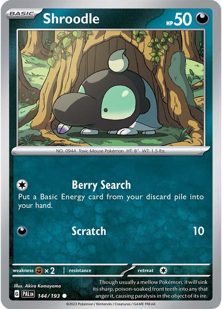 Shroodle (144/193) [Scarlet & Violet: Paldea Evolved] | Good Games Morley
