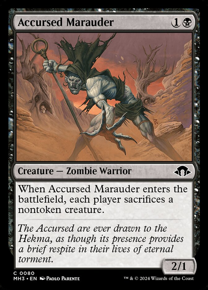 Accursed Marauder 80 (Modern Horizons 3)  | Good Games Morley