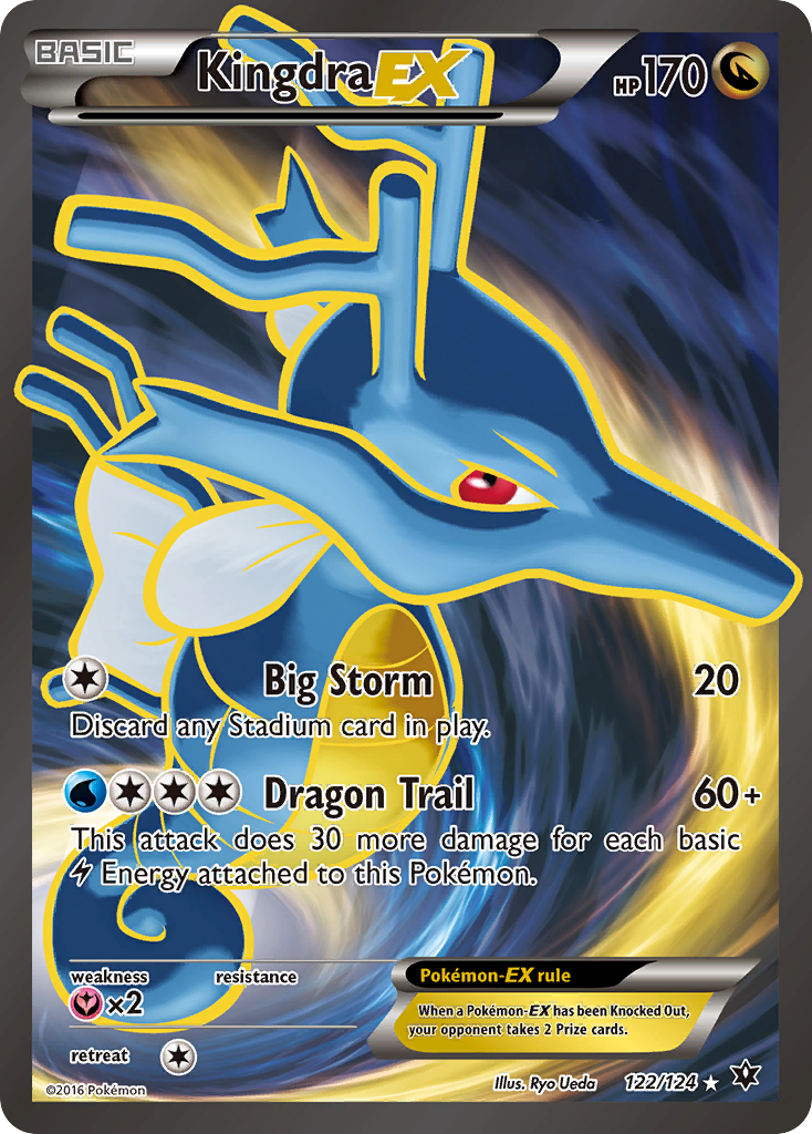Kingdra EX (122/124) [XY: Fates Collide] | Good Games Morley