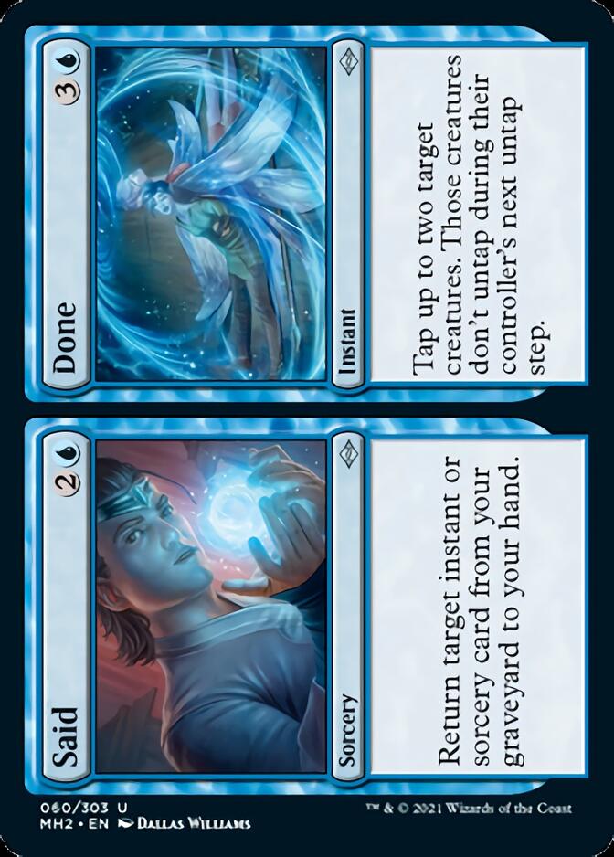 Said // Done [Modern Horizons 2] | Good Games Morley