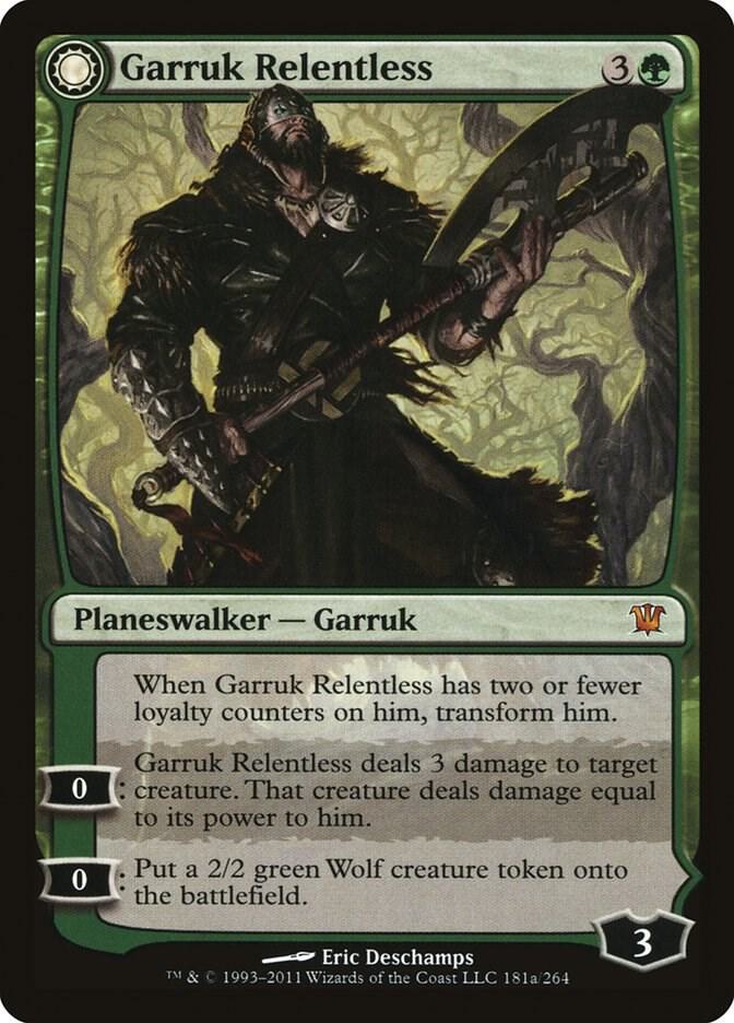 Garruk Relentless // Garruk, the Veil-Cursed 181/264 (Innistrad)  | Good Games Morley