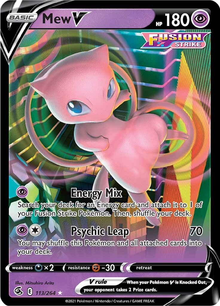 Mew V (113/264) [Sword & Shield: Fusion Strike] | Good Games Morley