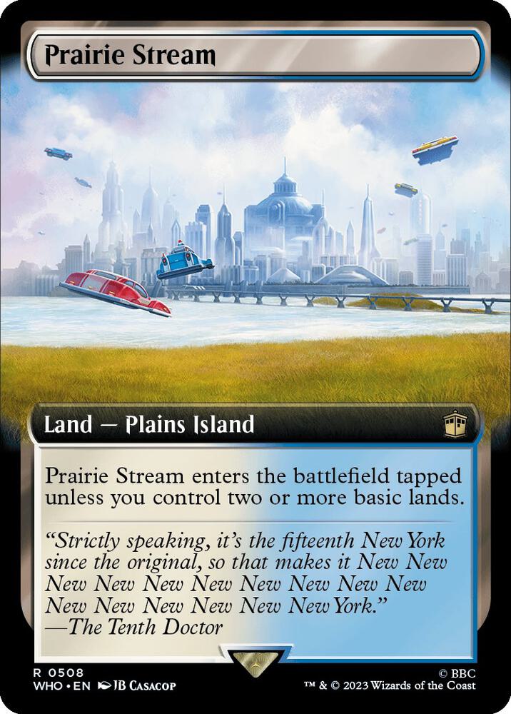 Prairie Stream 508/331 (Universes Beyond: Doctor Who)  - Extended Art Foil | Good Games Morley
