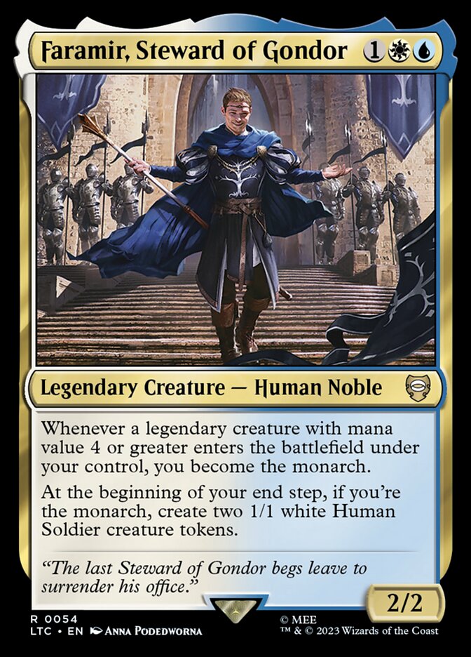 Faramir, Steward of Gondor 54 (Commander: The Lord of the Rings: Tales of Middle-earth)  | Good Games Morley