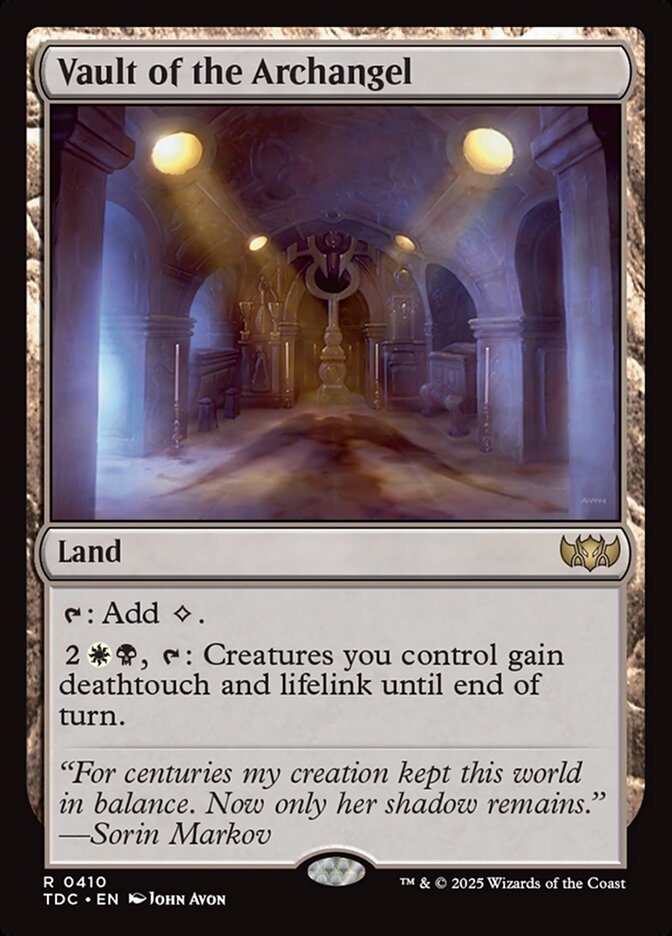 Vault of the Archangel 410 (Commander: Tarkir: Dragonstorm)  | Good Games Morley