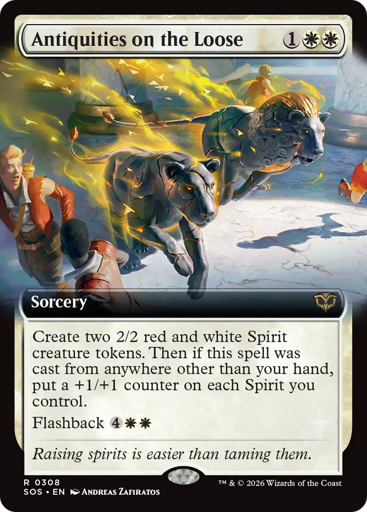 Antiquities on the Loose (Extended Art) [Secrets of Strixhaven] | Good Games Morley