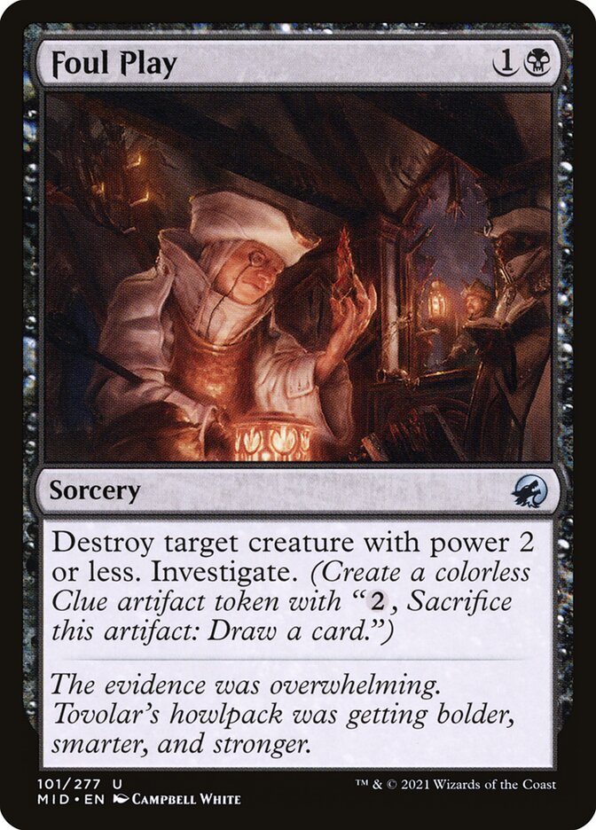 Foul Play 101/277 (Innistrad: Midnight Hunt)  | Good Games Morley