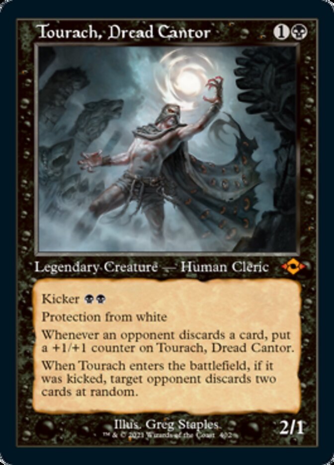 Tourach, Dread Cantor (Retro Foil Etched) [Modern Horizons 2] | Good Games Morley