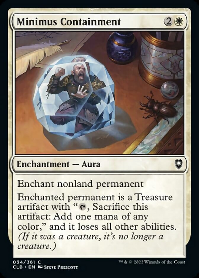 Minimus Containment [Commander Legends: Battle for Baldur's Gate] | Good Games Morley