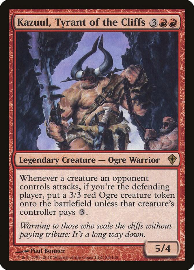Kazuul Tyrant of the Cliffs 84/145 (Worldwake)  | Good Games Morley