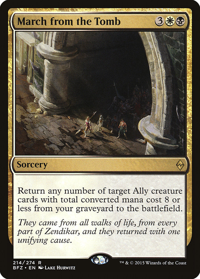March from the Tomb 214/274 (Battle for Zendikar)  | Good Games Morley