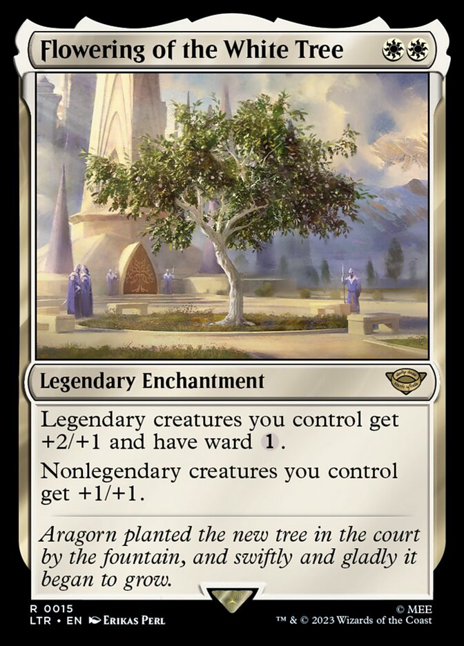 Flowering of the White Tree 15 (Universes Beyond: The Lord of the Rings: Tales of Middle-earth)  - Foil | Good Games Morley