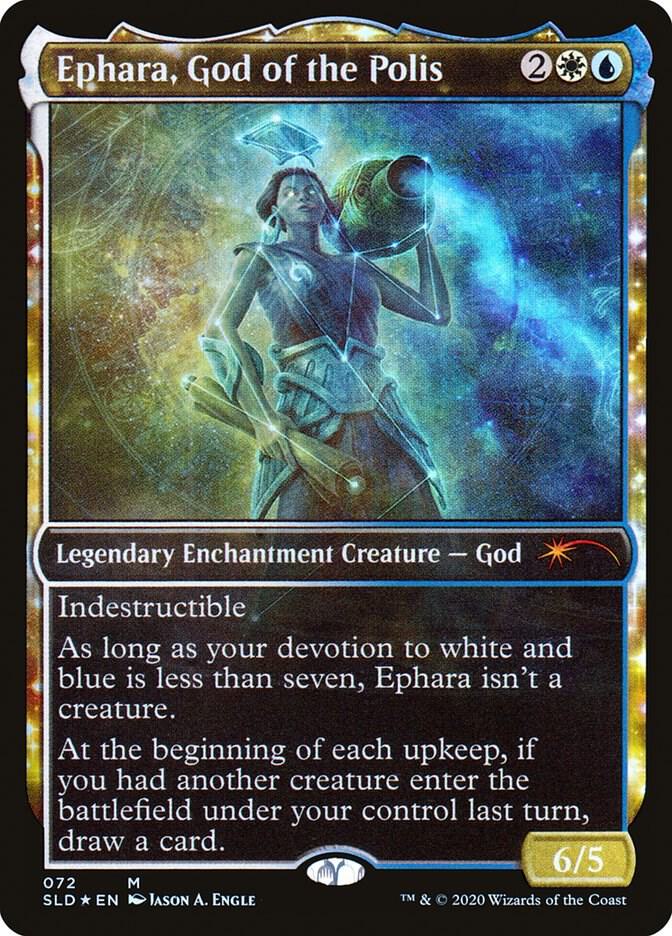 Ephara, God of the Polis 72 (Secret Lair Drop Series)  - Showcase Foil | Good Games Morley