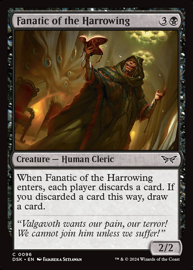 Fanatic of the Harrowing 96/286 (Duskmourn: House of Horror)  - Foil | Good Games Morley