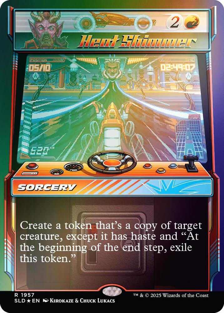 Heat Shimmer 1957 (Secret Lair Drop Series)  - Showcase Rainbow Foil | Good Games Morley