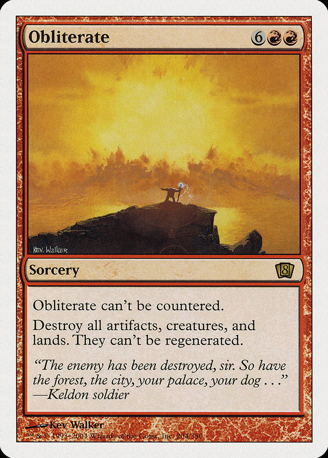 Obliterate 204/350 (8th Edition)  | Good Games Morley