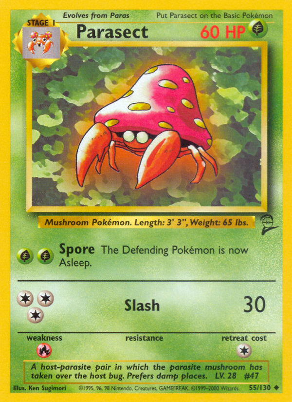 Parasect (55/130) [Base Set 2] | Good Games Morley