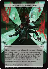Your Own Face Mocks You (Full Art) [Duskmourn: Archenemy] | Good Games Morley