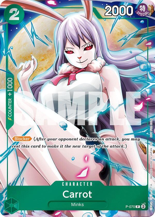 Carrot (Event Pack Vol.6) P-070 (One Piece Promotion Cards)  - Foil | Good Games Morley