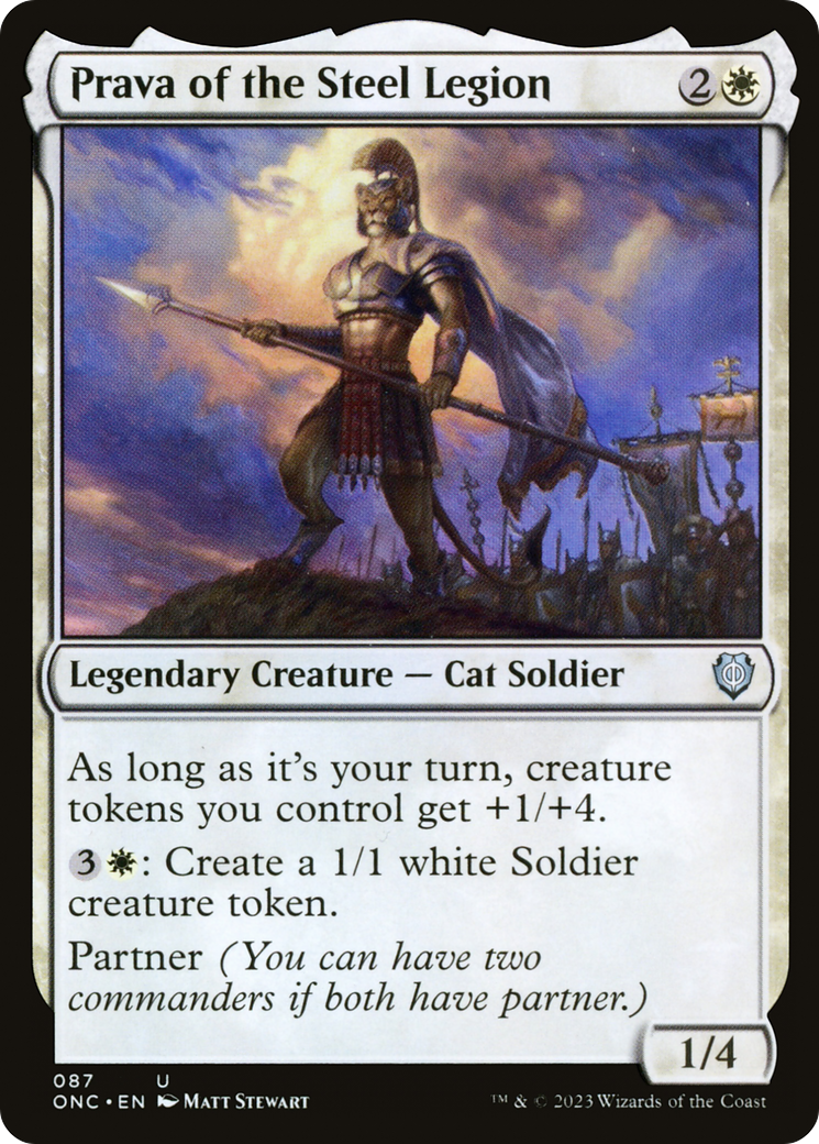 Prava of the Steel Legion [Phyrexia: All Will Be One Commander] | Good Games Morley