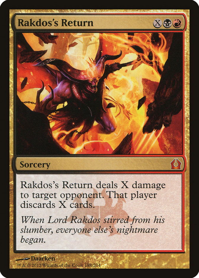 Rakdos's Return 188 (Return to Ravnica)  | Good Games Morley