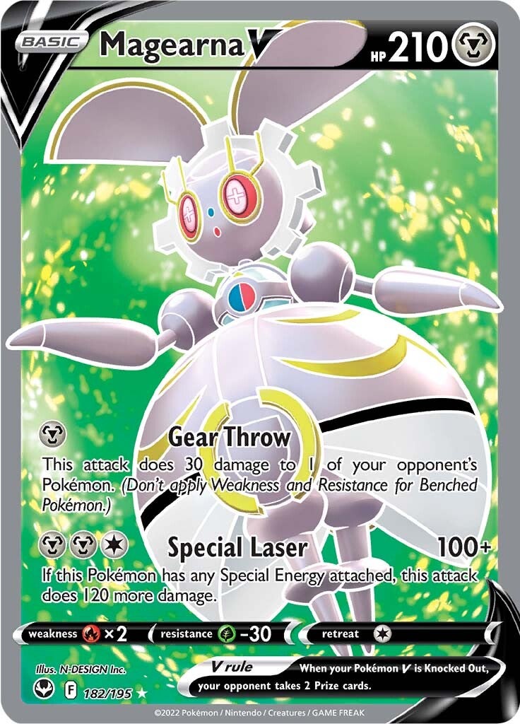 Magearna V (182/195) [Sword & Shield: Silver Tempest] | Good Games Morley