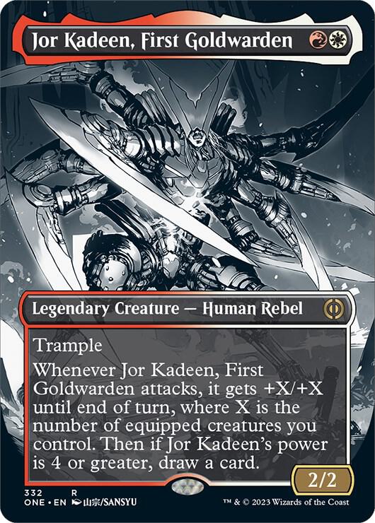 Jor Kadeen, First Goldwarden 332/271 (Phyrexia: All Will Be One)  - Borderless | Good Games Morley