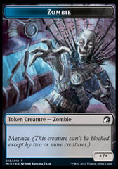 Spirit // Zombie (015) Double-Sided Token [Innistrad: Midnight Hunt Tokens] | Good Games Morley