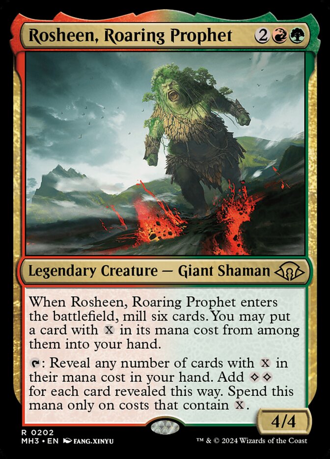 Rosheen, Roaring Prophet 202/319 (Modern Horizons 3)  - Foil | Good Games Morley
