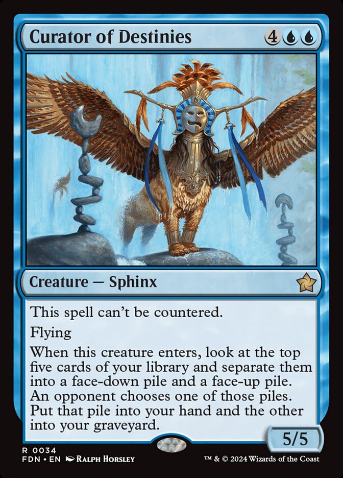 Curator of Destinies 34/291 (Foundations)  - Foil | Good Games Morley