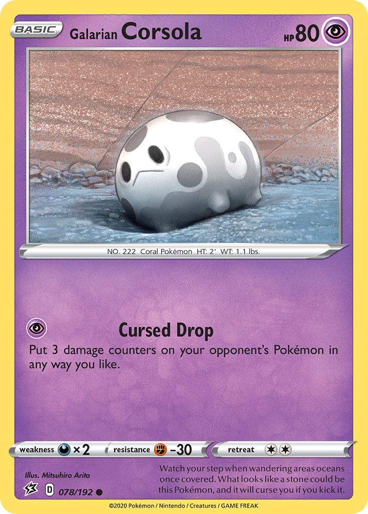 Galarian Corsola (078/192) [Sword & Shield: Rebel Clash] | Good Games Morley