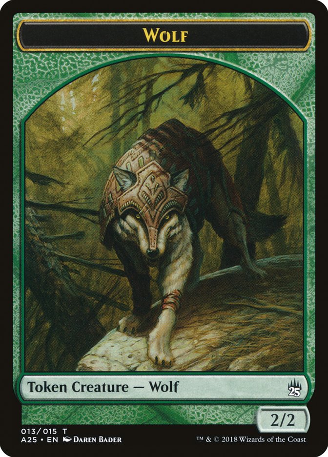 Wolf Token [Masters 25 Tokens] | Good Games Morley