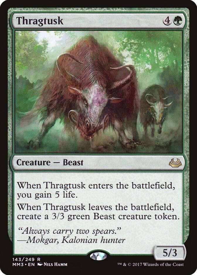 Thragtusk 143 (Modern Masters 2017)  | Good Games Morley