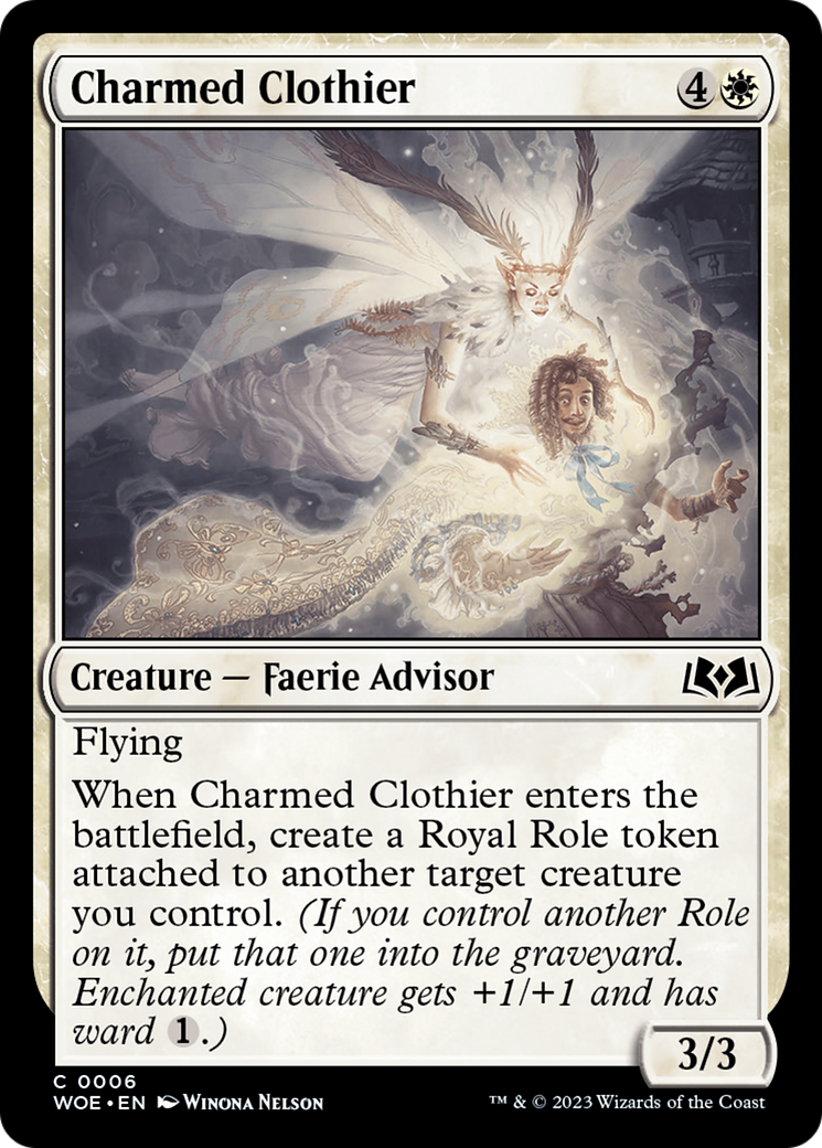 Charmed Clothier [Wilds of Eldraine] | Good Games Morley