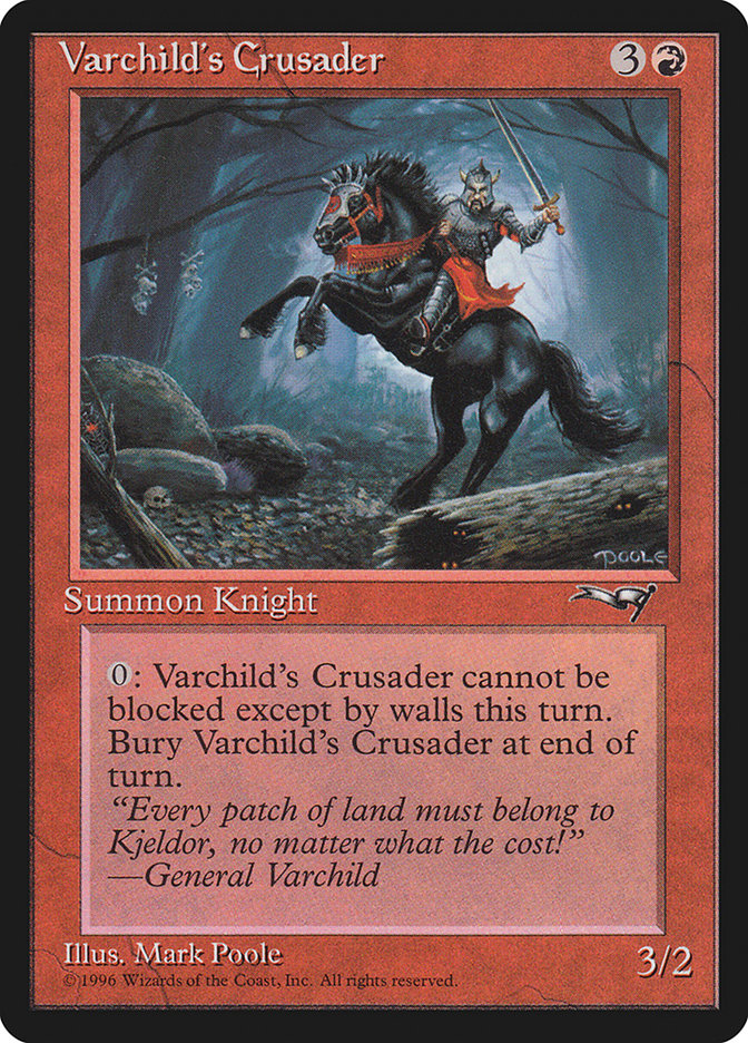 Varchild's Crusader (Black Horse) [Alliances] | Good Games Morley