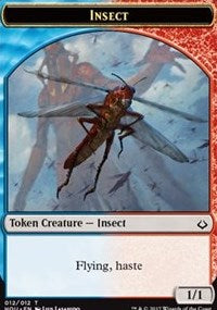 Insect // Warrior Double-Sided Token [Hour of Devastation Tokens] | Good Games Morley