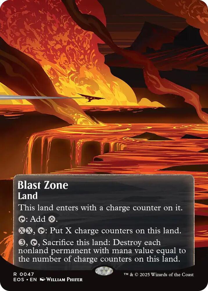Blast Zone  47/45 (Edge of Eternities: Stellar Sights)  - Borderless | Good Games Morley