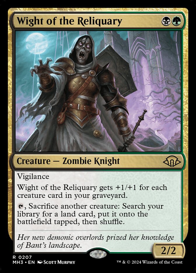 Wight of the Reliquary 207/319 (Modern Horizons 3)  | Good Games Morley