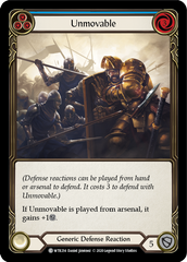 Unmovable (Blue) [U-WTR214] (Welcome to Rathe Unlimited)  Unlimited Rainbow Foil | Good Games Morley