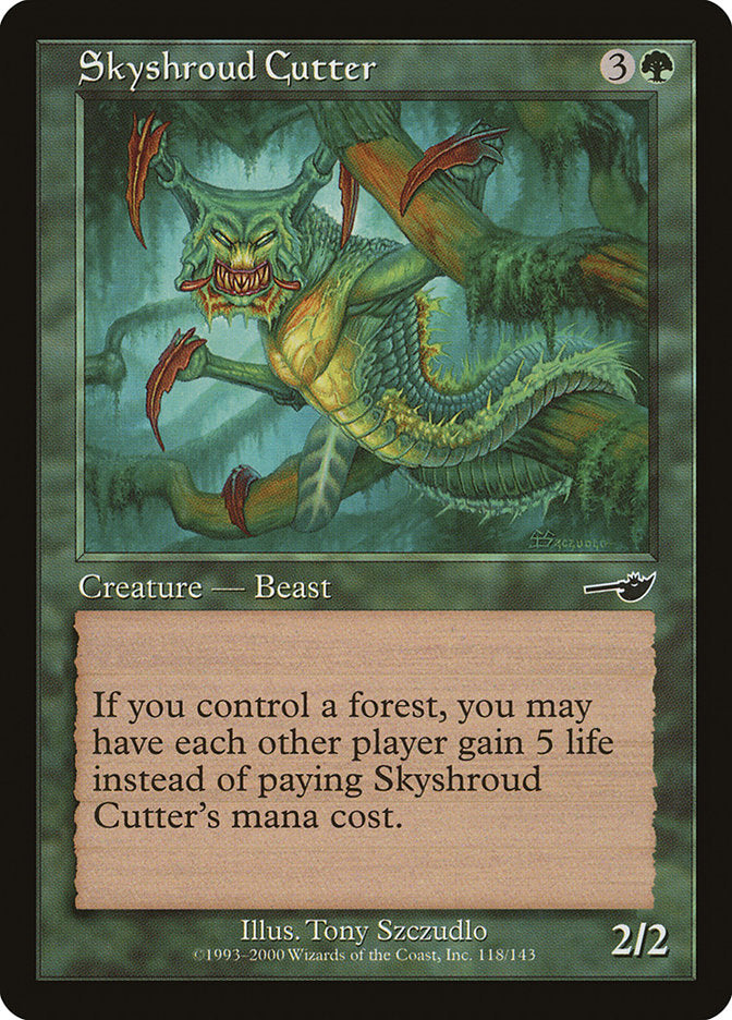 Skyshroud Cutter 118/143 (Nemesis)  | Good Games Morley
