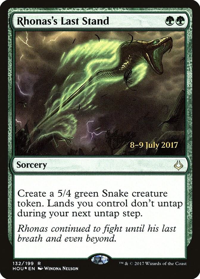 Rhonass Last Stand 132s/62 (Prerelease Cards)  - Foil | Good Games Morley