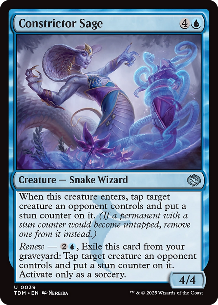 Constrictor Sage [Tarkir: Dragonstorm] | Good Games Morley