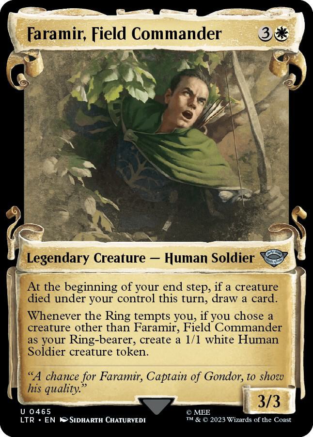 Faramir, Field Commander 465 (Universes Beyond: The Lord of the Rings: Tales of Middle-earth)  - Showcase Scroll | Good Games Morley