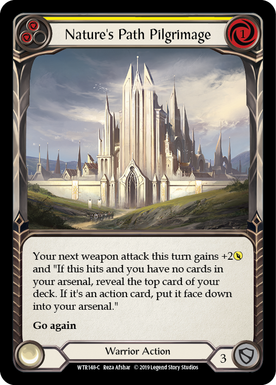Nature's Path Pilgrimage (Yellow) [WTR148-C] (Welcome to Rathe)  Alpha Print Normal | Good Games Morley