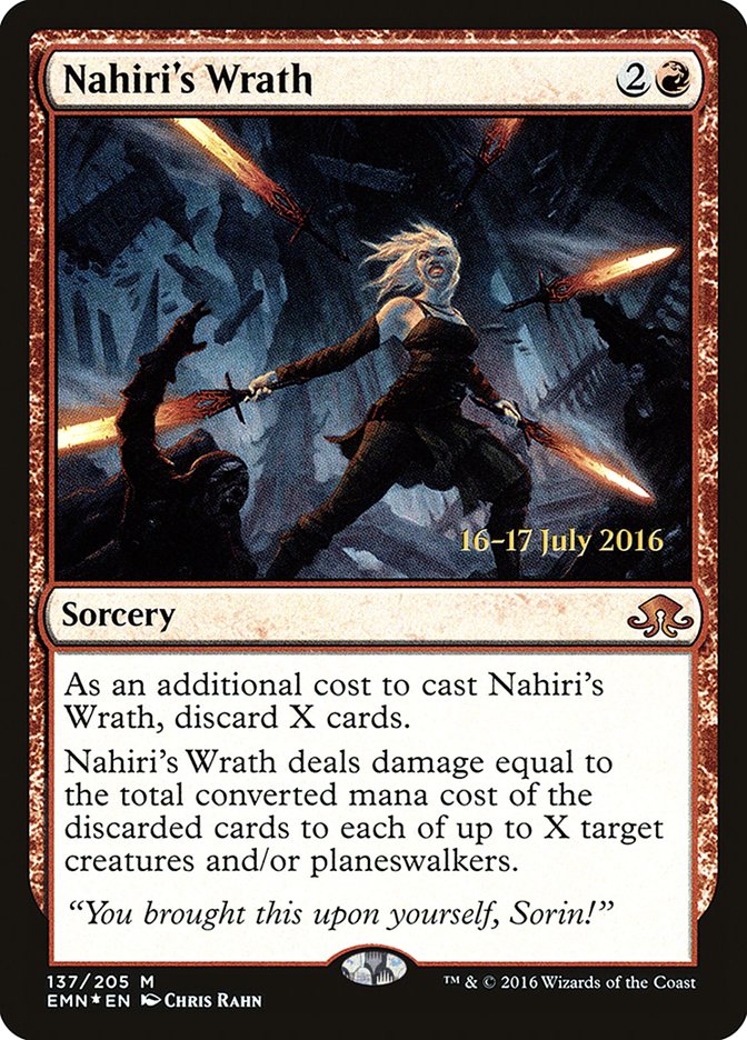 Nahiri's Wrath (Prerelease) [Eldritch Moon Promos] | Good Games Morley