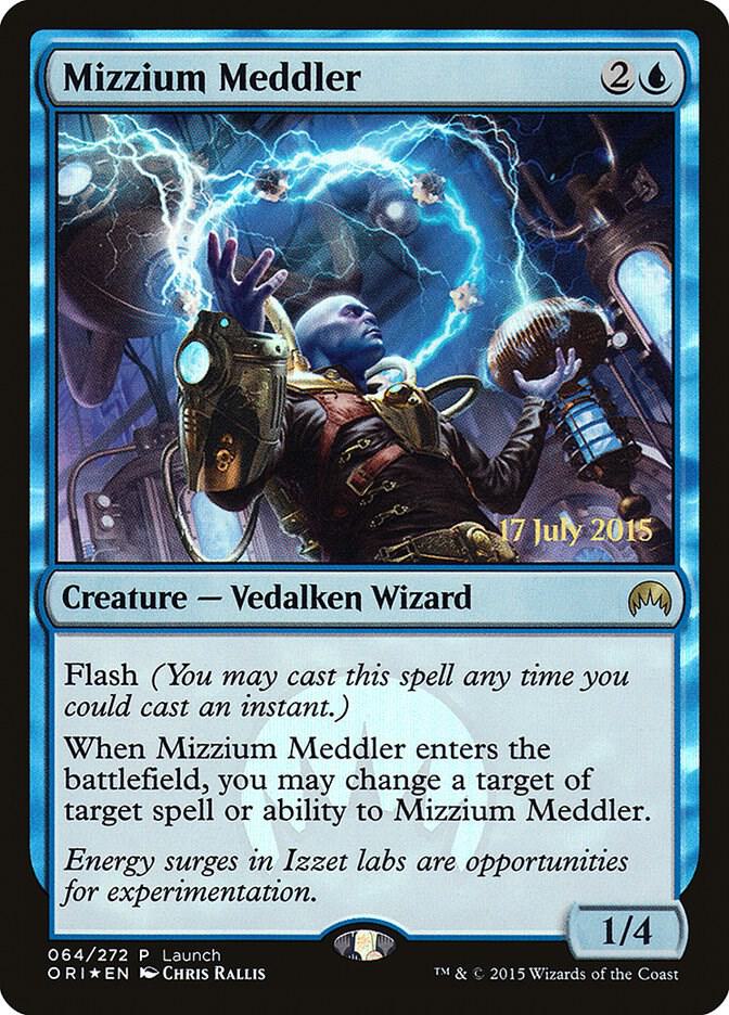Mizzium Meddler 64/54 (Launch Party & Release Event Promos)  - Foil | Good Games Morley