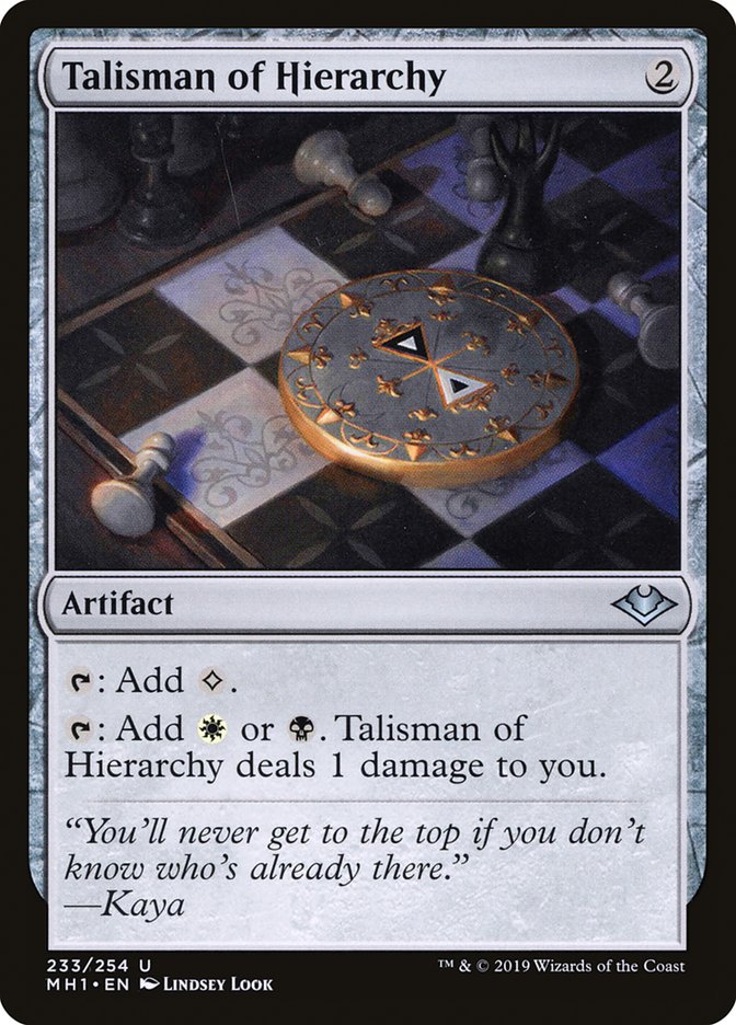 Talisman of Hierarchy [Modern Horizons] | Good Games Morley