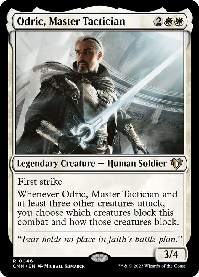 Odric, Master Tactician 46/451 (Commander Masters)  | Good Games Morley