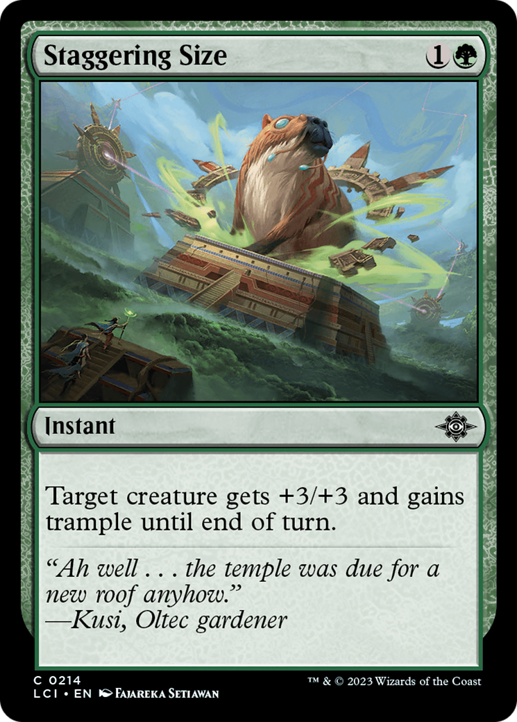 Staggering Size [The Lost Caverns of Ixalan] | Good Games Morley