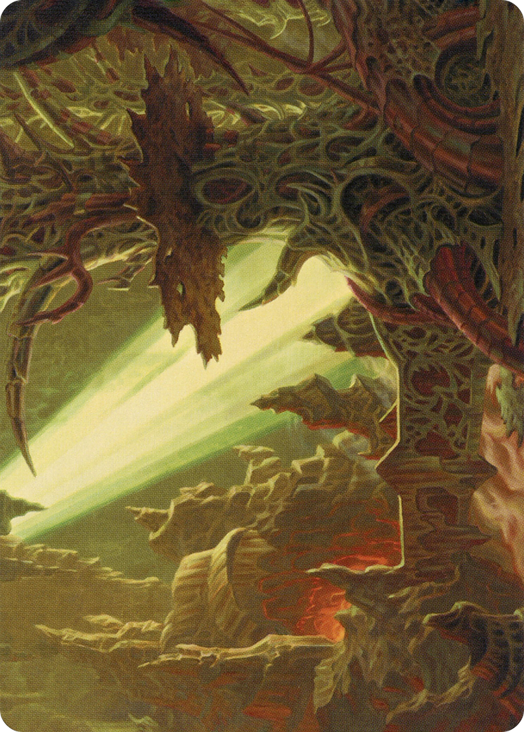 Darkmoss Bridge Art Card [Modern Horizons 2 Art Series] | Good Games Morley